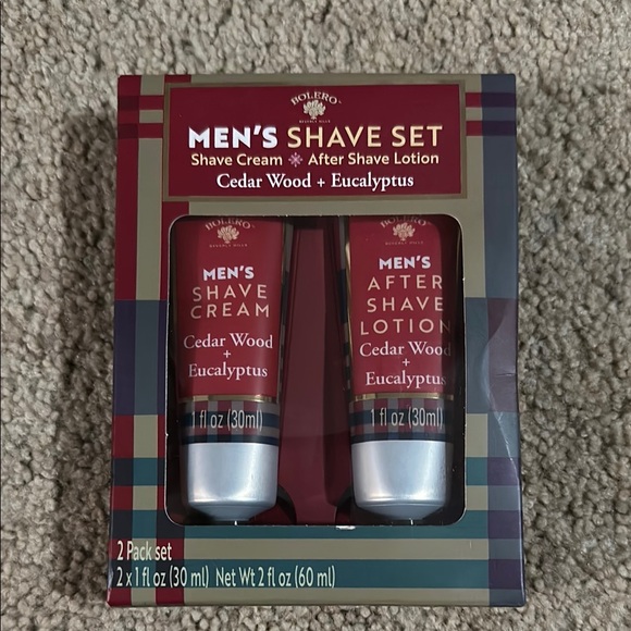 BOLERO - Men's Shave Set - Red Cedar Wood & Eucalyptus - Picture 1 of 4